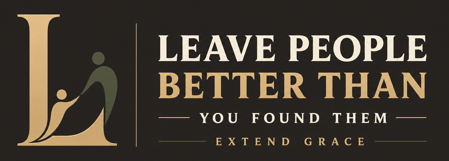 Leave People Better Than You Found Them logo
